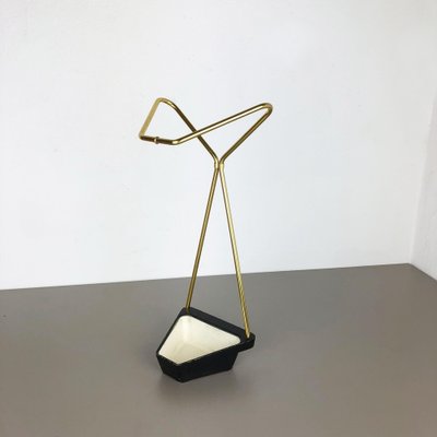 Metal Brass Umbrella Stand, Germany, 1950s-QZ-1052890