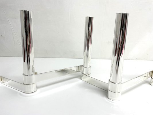 Metal Candlestick by Gio Ponti for Lino Sabattini, 1950s-FDH-1733655