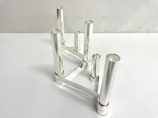 Metal Candlestick by Gio Ponti for Lino Sabattini, 1950s-FDH-1733655