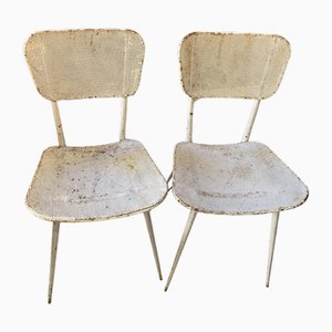 Metal Chairs in the style of Matégot, Set of 2-TEP-1720311