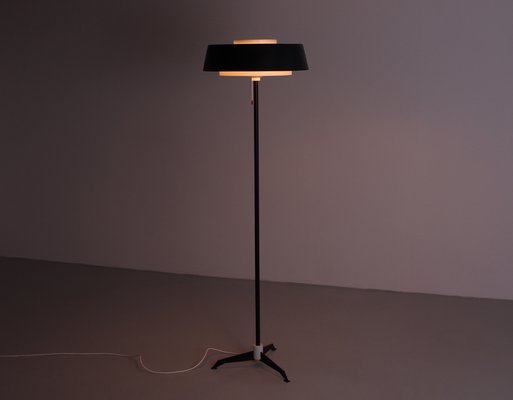 Metal Floor Light by Niek Hiemstra for Hiemstra Evolux, 1950s-XT-1343837