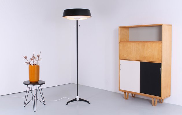 Metal Floor Light by Niek Hiemstra for Hiemstra Evolux, 1950s-XT-1343837