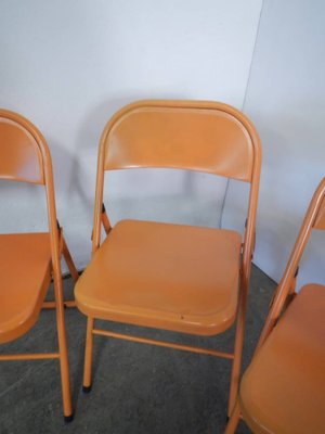 Metal Folding Chairs, 1970s, Set of 3-WWQ-1783421