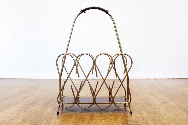 Metal Magazine Rack, France, 1950s-BQF-1811040