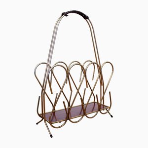 Metal Magazine Rack, France, 1950s-BQF-1811040