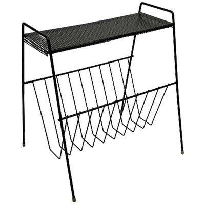 Metal Magazine Rack with Perforated Small Table Top from Pilastro-UCH-1224253