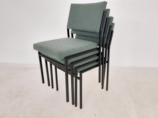 Metal Stacking Chair Attributed to Gijs van der Sluis, the Netherlands, 1960s-ZO-633369