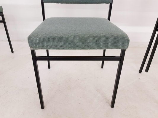 Metal Stacking Chair Attributed to Gijs van der Sluis, the Netherlands, 1960s-ZO-633369