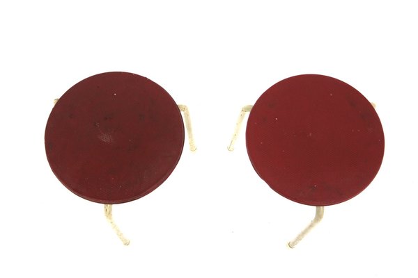 Metal Stools, Sweden, 1950, Set of 2-GEK-1720756