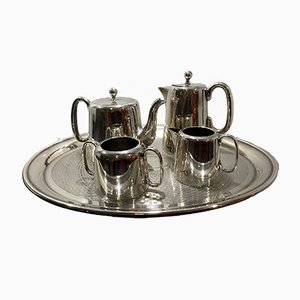 Metal Tea Service Set, 1970s, Set of 5-IKW-828493