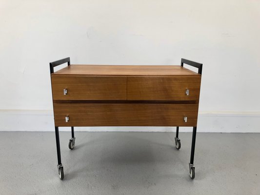 Metal & Teak Cabinet, 1970s-JWH-1363886