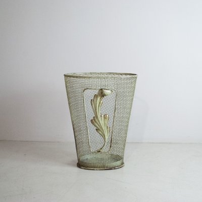 Metal Umbrella Stand with Embellished Leaf, 1950s-JQO-1424786