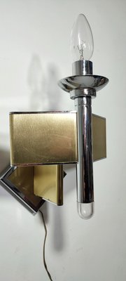 Metal Wall Lamp, Italy, 1970s-RGF-2036001