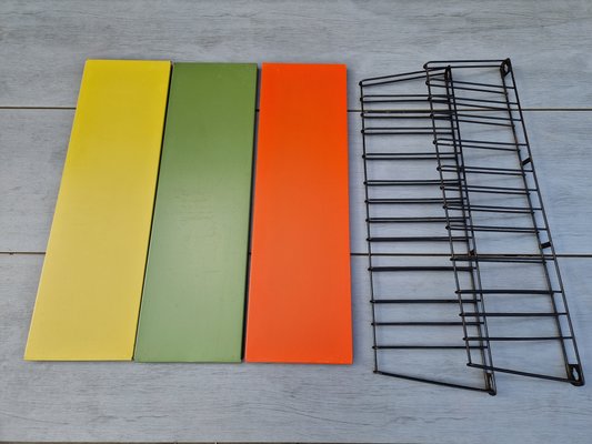 Metal Wall Shelf Tomado by A. D. Dekker for Tomado, 1960s-FAX-2017475