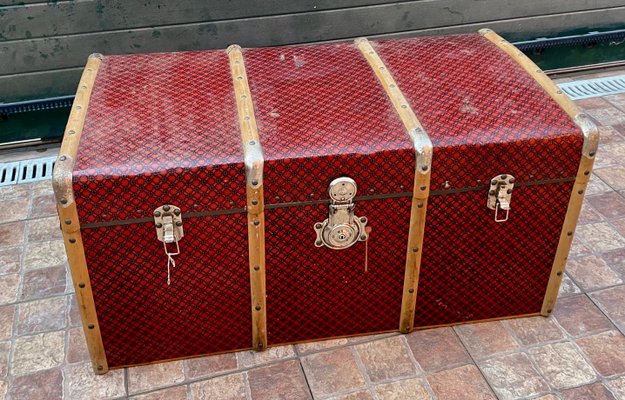 Metallic and Wood Trunk, 1960s-ROJ-1092267