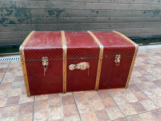 Metallic and Wood Trunk, 1960s-ROJ-1092267