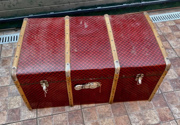 Metallic and Wood Trunk, 1960s-ROJ-1092267