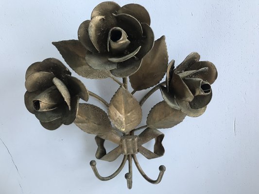 Metalwork Bouquet Handmade Rose Charm Hook-WQQ-1332307