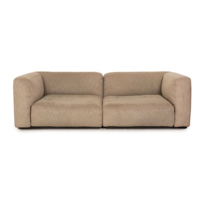 Mex Cube 3-Seater Sofa in Beige Fabric from Cassina-RQW-1748295