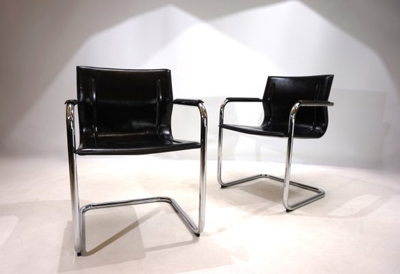 MG Dining Chairs by Mart Stam, 1970s, Set of 2-HUW-2017414