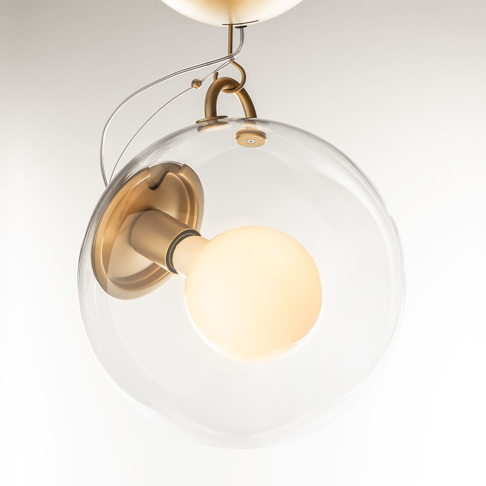 Miconos Ceiling Lamp by Artemide #Satin brass