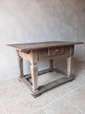 Mid-17th Century Dutch Oak Pay Table-TDA-1376462