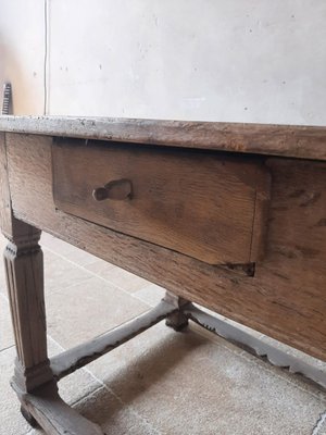 Mid-17th Century Dutch Oak Pay Table-TDA-1376460