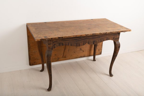 Mid-18th Century Swedish Drop-Leaf Table-MJF-931281