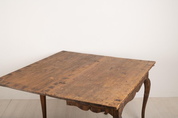 Mid-18th Century Swedish Drop-Leaf Table-MJF-931281