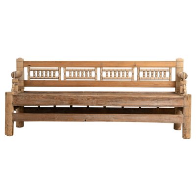 Mid 18th Century Swedish Pine Bench-MJF-953190