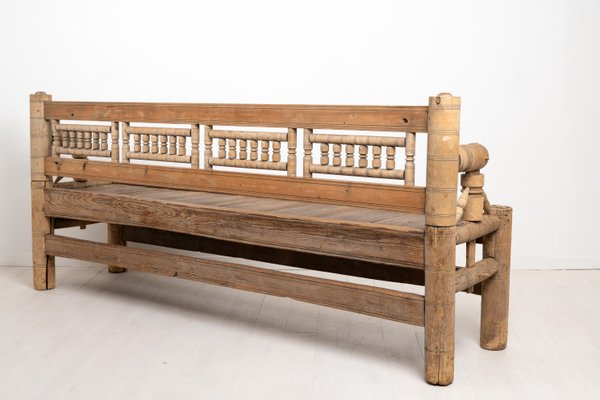 Mid 18th Century Swedish Pine Bench-MJF-953190