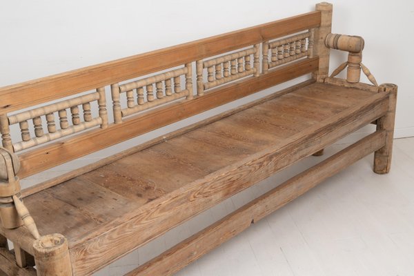 Mid 18th Century Swedish Pine Bench-MJF-953190