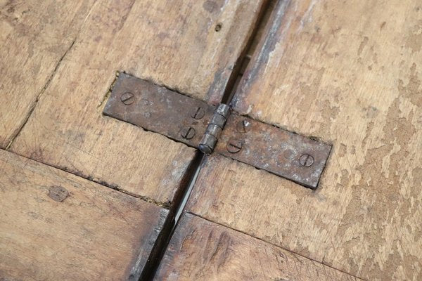 Mid 19th Century Italian Kitchen Table with Opening Top in Poplar Wood-DCO-1750163