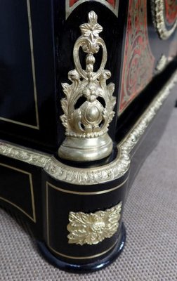 Mid-19th Century Napoleon III Period Entre-Deux Buffet in Boulle Marquetry-RVK-1453526