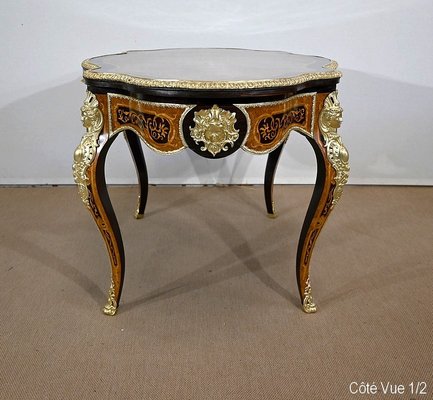 Mid 19th Century Napoleon III Violonée Table in Precious Wood-RVK-1328928