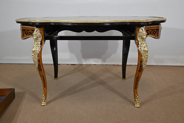 Mid 19th Century Napoleon III Violonée Table in Precious Wood-RVK-1328928