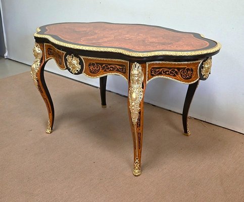 Mid 19th Century Napoleon III Violonée Table in Precious Wood-RVK-1328928