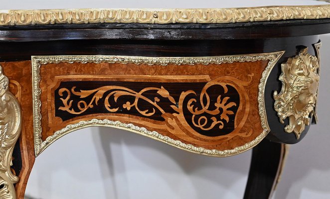 Mid 19th Century Napoleon III Violonée Table in Precious Wood-RVK-1328928