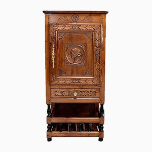 Mid-19th Century Pantry Drainage Rack in Solid Chestnut-RVK-750807