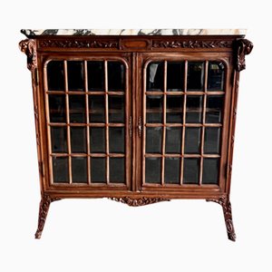 Mid-19th Century Renaissance Revival Oak Cabinet-PDG-1999476