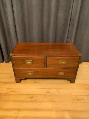 Mid-20th Century English Officers Commode by Reh Kennedy for Harrods London-VQM-1092043