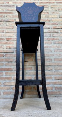 Mid 20th Century Modernist French Wooden Magazine Rack with Marquetry, 1950s-NOU-1730370