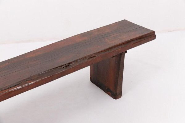 Mid-20th Century Varnished Wood Bench-KMC-1743255