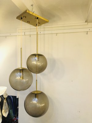 Mid-Century 3-Ball Ceiling Light from Peill & Putzler, 1960s-RZY-1123246