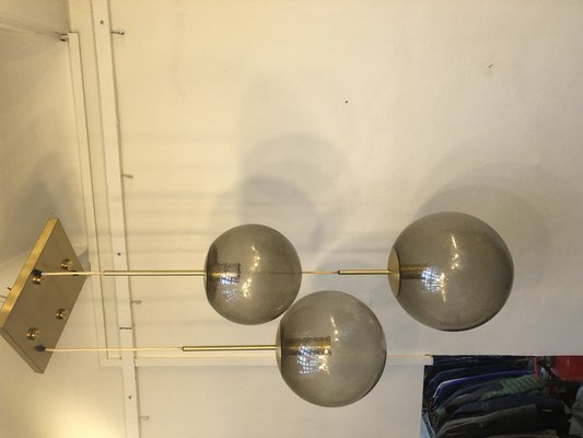 Mid-Century 3-Ball Ceiling Light from Peill & Putzler, 1960s-RZY-1123246