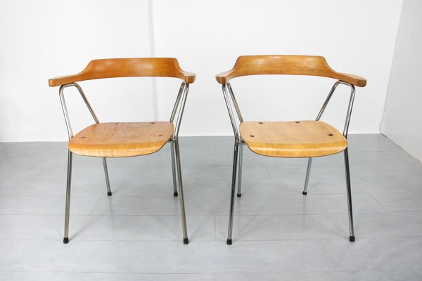 Mid-Century 4455 Dining Chairs by Niko Kralj for Stol Kamnik, Set of 2-HGJ-861967