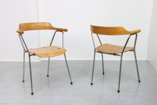 Mid-Century 4455 Dining Chairs by Niko Kralj for Stol Kamnik, Set of 2-HGJ-861967