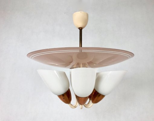 Mid-Century 6-Arm Chandelier from Drukov, 1960s-ZCY-1375583