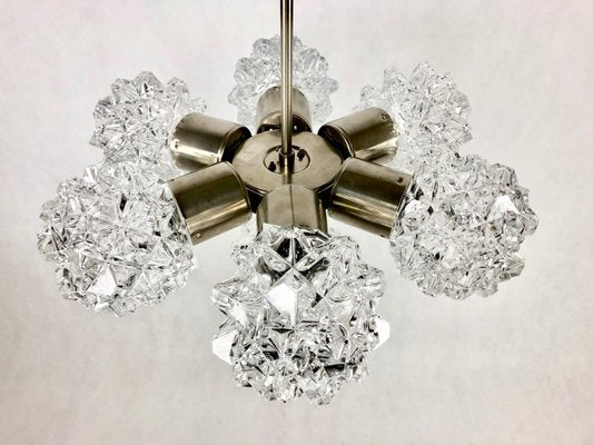 Mid-Century 7-Arm Chandelier from Kamenický Šenov, 1970s-ZCY-1376093