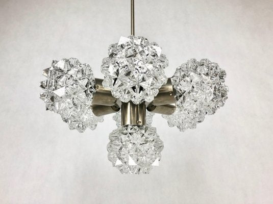 Mid-Century 7-Arm Chandelier from Kamenický Šenov, 1970s-ZCY-1376093